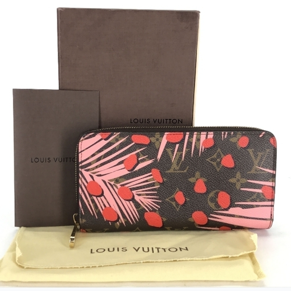 Authentic Louis Vuitton Jungle Dot Zippy Wallet Long
